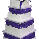 Rose and Cornelli wedding cake