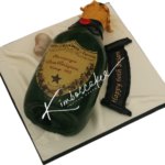 Champagne Birthday Cake