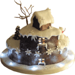 Christmas House Cake Leicester