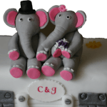 Honeymoon Suitcase - Kimboscakes Honeymoon Suitcase Wedding Cake