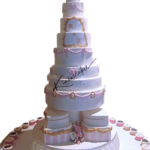 Multi Tier Drape & Heart