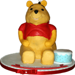Pooh Bear Childrens Birthday Cake
