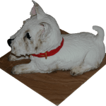 West Highland Terrier 3D Birthday Cake Birmingham