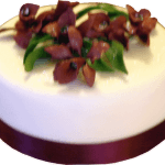 Burgundy Broach Style Wedding Cake - Kimboscakes Burgundy Broach Wedding Cake Sheffield