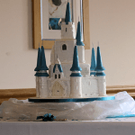 Castle Wedding Cake - Kimboscakes Castle Wedding Cake Derbyshire Nottinghamshire