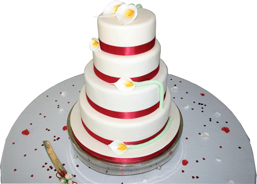 Calla Lily Wedding Cake Derby Nottingham - Kimboscakes Calla Lily Wedding Cake Derby Nottingham