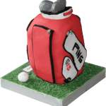 Ping Golf Bag - Kimboscakes Ping Golf Bag Novelty Sculptured Birthday Cake