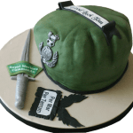 Royal Marines Commando - Kimboscakes Royal Marines Commando Beret Novelty Cake Nottingham