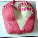 Sexy blouse adult birthday cake