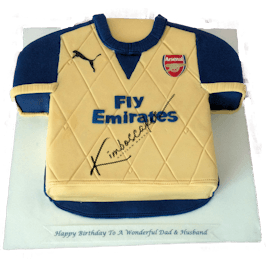 Arsenal Birthday Cake