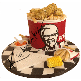 KFC Birthday Cake