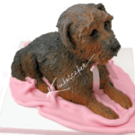 Yorkshire terrier birthday cake