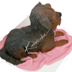 Yorkshire terrier birthday cake