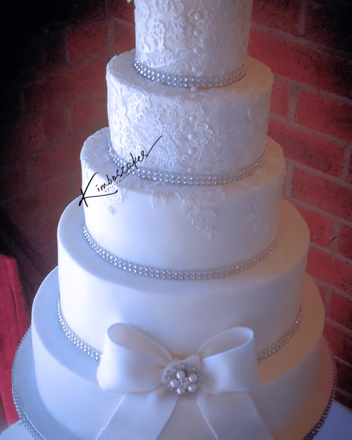 Crystal Shimmer Wedding Cake