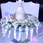 Orchid Heaven Wedding Cake