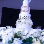 Orchid Heaven Wedding Cake