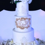 Orchid Heaven Wedding Cake