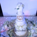 Orchid Heaven Wedding Cake