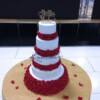 Rose Bed Wedding Cake - Image 3