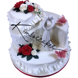 Loving couple Wedding Cake