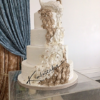 2 peacock Wedding Cake