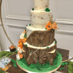 Tree Bark Forest Cake