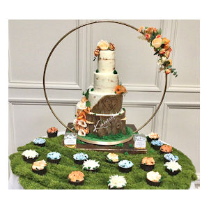 Tree Bark Forest Cake